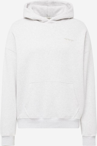 Abercrombie & FitchSweater majica - siva boja: prednji dio