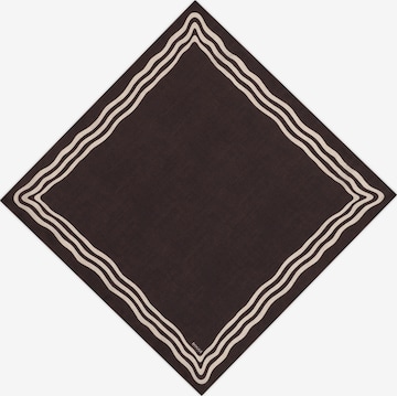 Foulard Boggi Milano en marron : devant