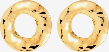 Boucles d'oreilles 'ORIA' Cala Rose en or : devant