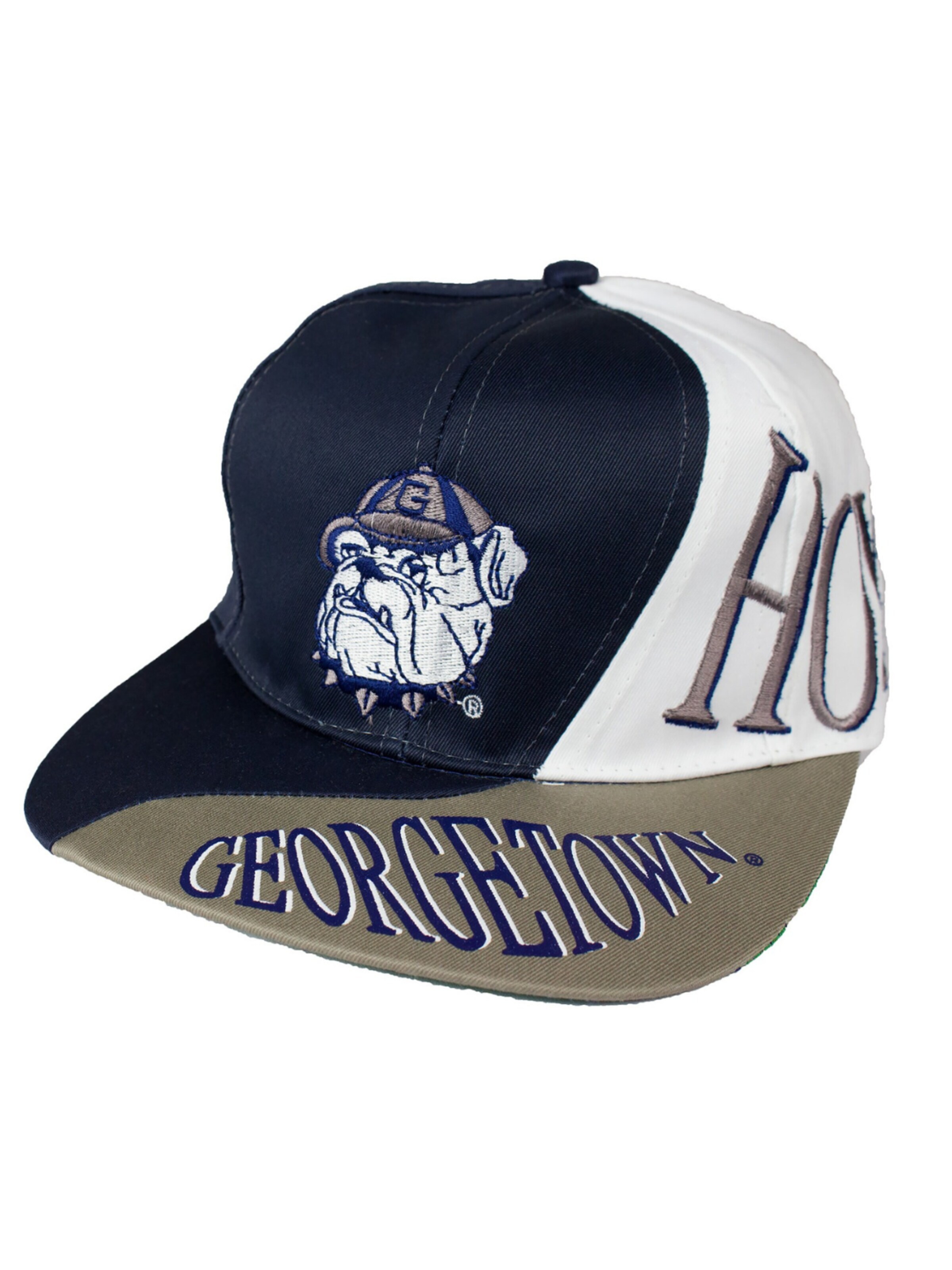 Cappello da baseball 'Georgetown Hoyas Wave' di Drew Pearson in bianco: frontale