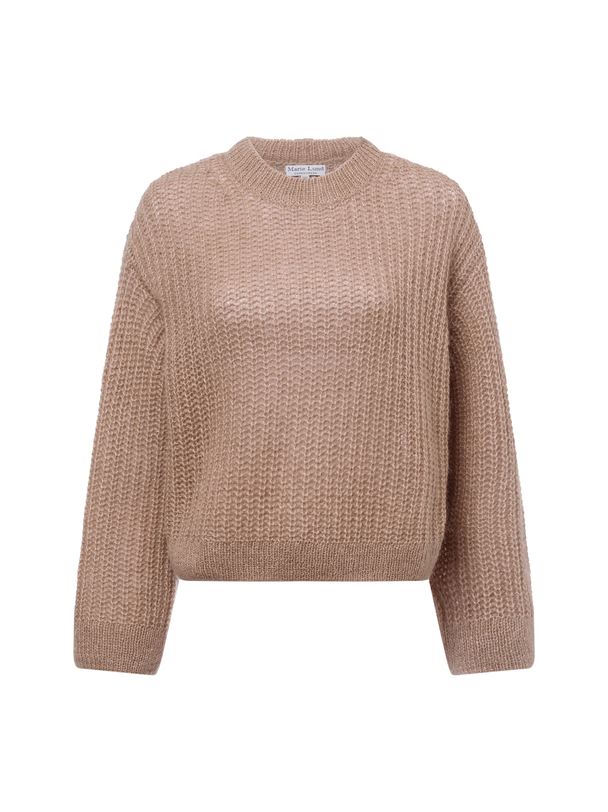 Marie Lund Pullover in Beige: Vorderseite