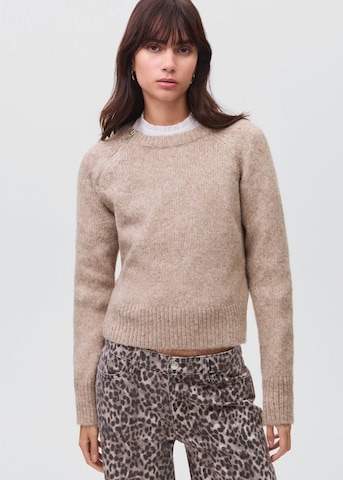 MANGO TEEN Pullover 'Deli' in Braun: Vorderseite