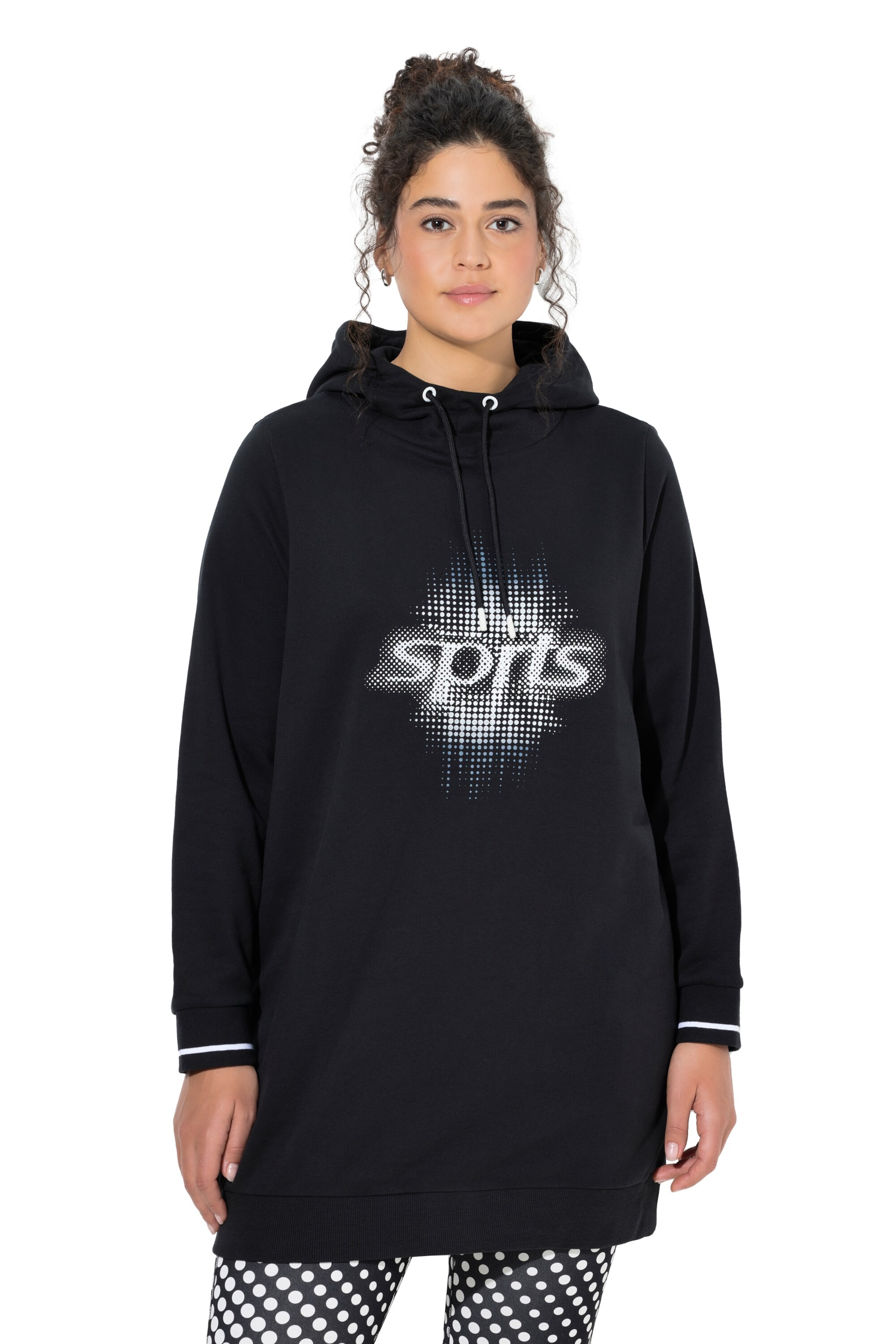 Ulla Popken Sweatshirt in Black: front