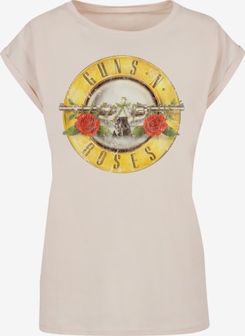 F4NT4STIC Shirt 'Guns 'n' Roses' in Beige: front