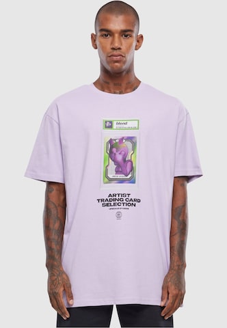 T-Shirt 'Blend' MT Upscale en violet : devant