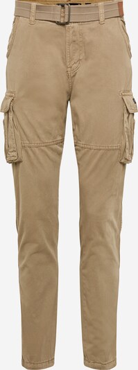 INDICODE JEANS Cargo trousers 'William' in greige, Item view