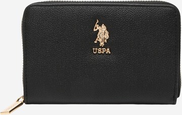 U.S. POLO ASSN. Plånbok 'New Jones' i svart: framsida