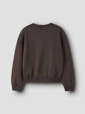 NAME IT - Sudadera 'NKFOSOLA' en marrón