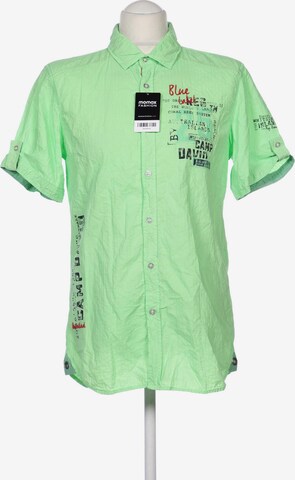 CAMP DAVID Button Up Shirt in S in Green: front
