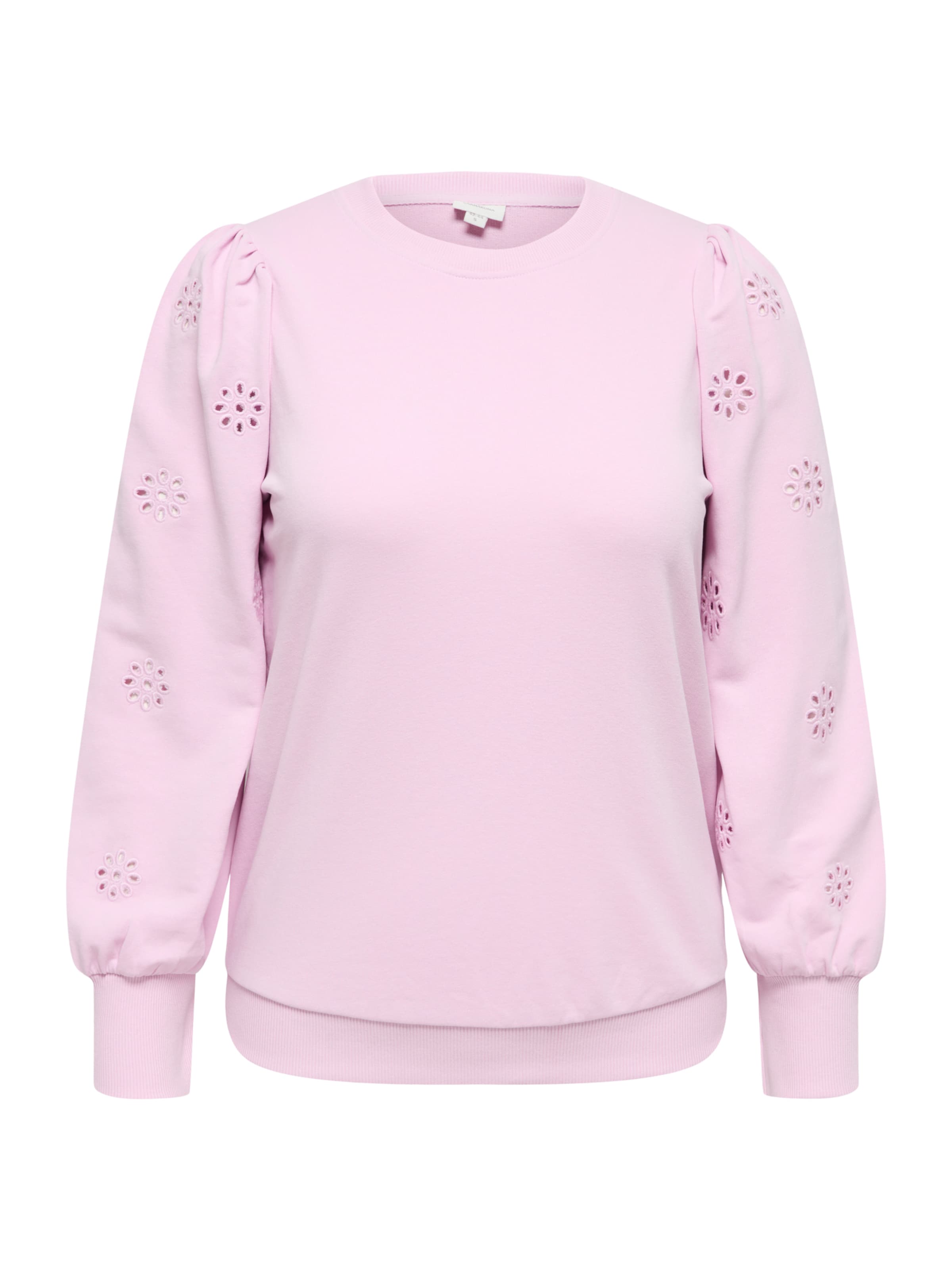 ONLY Carmakoma Sweatshirt 'CARFEMME' i pink: forside