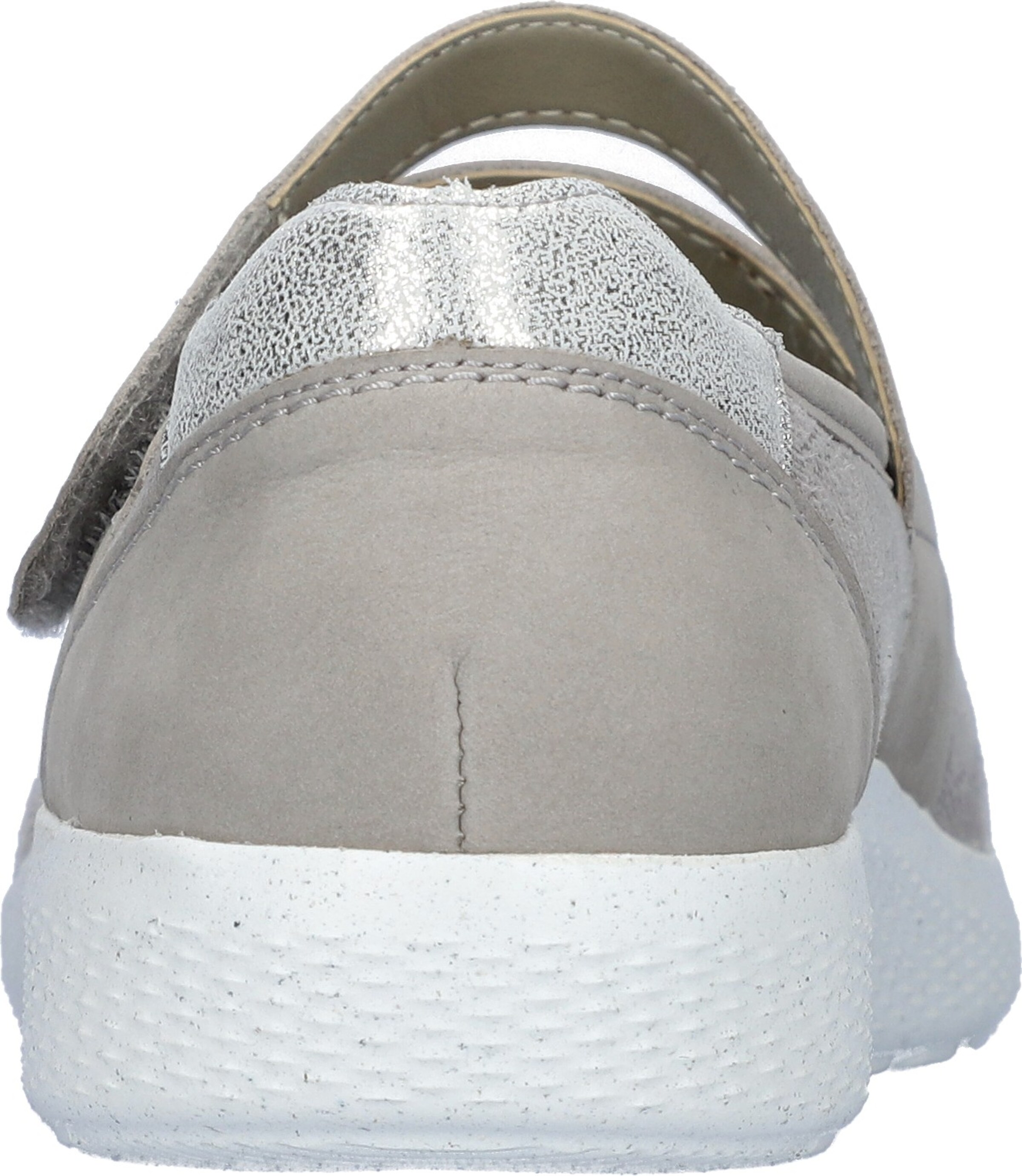 WALDLÄUFER Ballet Flats with Strap in Grey