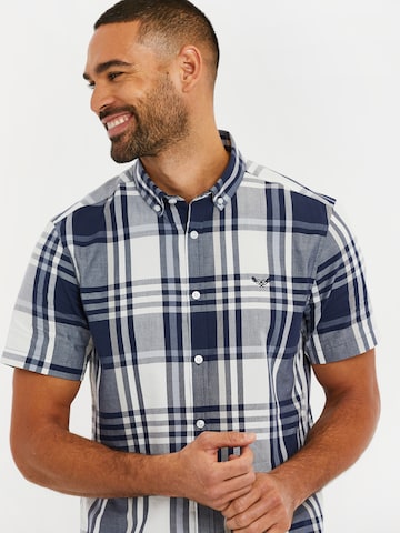 Threadbare Regular fit Overhemd 'Marcello' in Blauw
