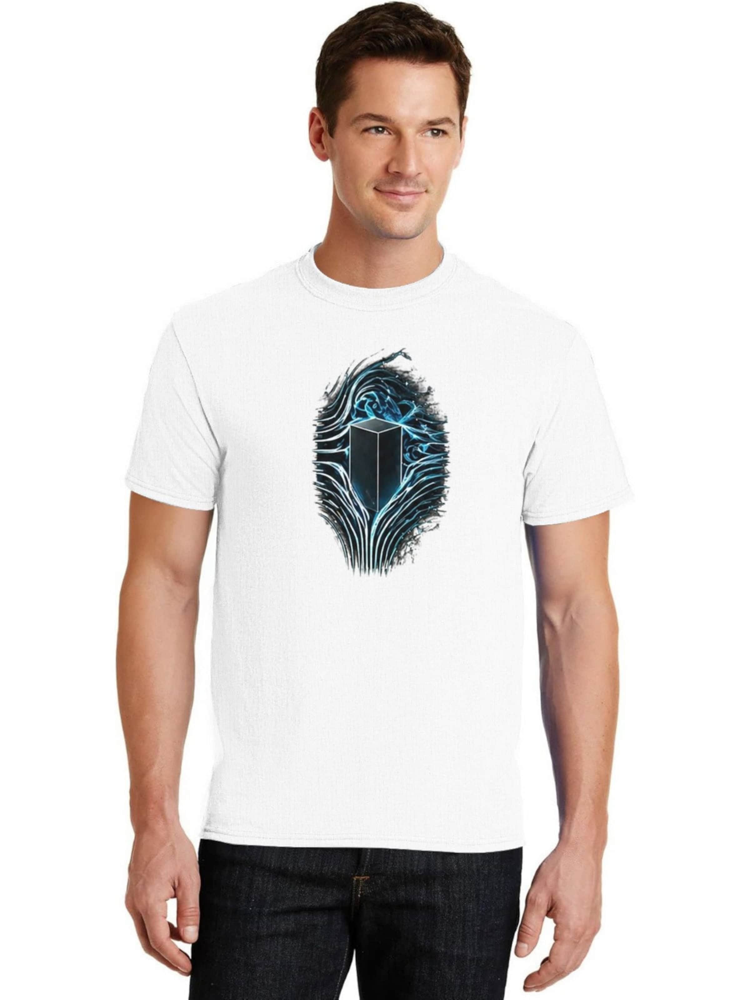 HUSKSWARE Shirt 'Grafik'‌‌‌ in Weiß: Vorderseite