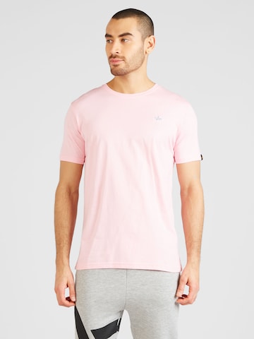 ALPHA INDUSTRIES Shirt in Roze: voorkant