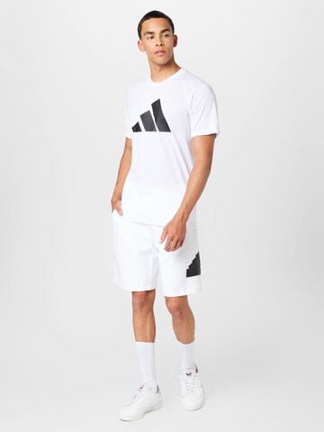 ADIDAS PERFORMANCE Functioneel shirt 'Train Essentials Feelready' in Wit