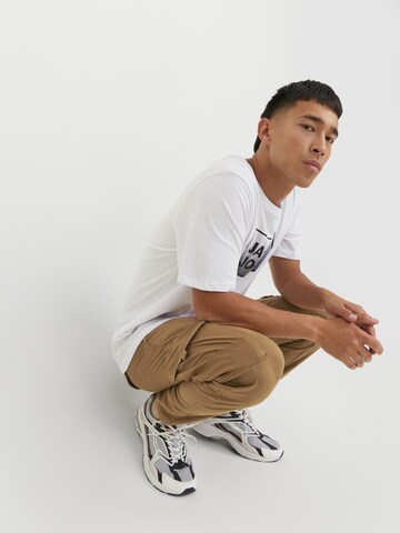 JACK & JONES Slimfit Kapsáče 'JJIPaul JJFlake' – hnědá