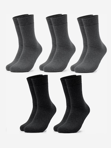 Occulto Socks 'Mika' in Grey: front
