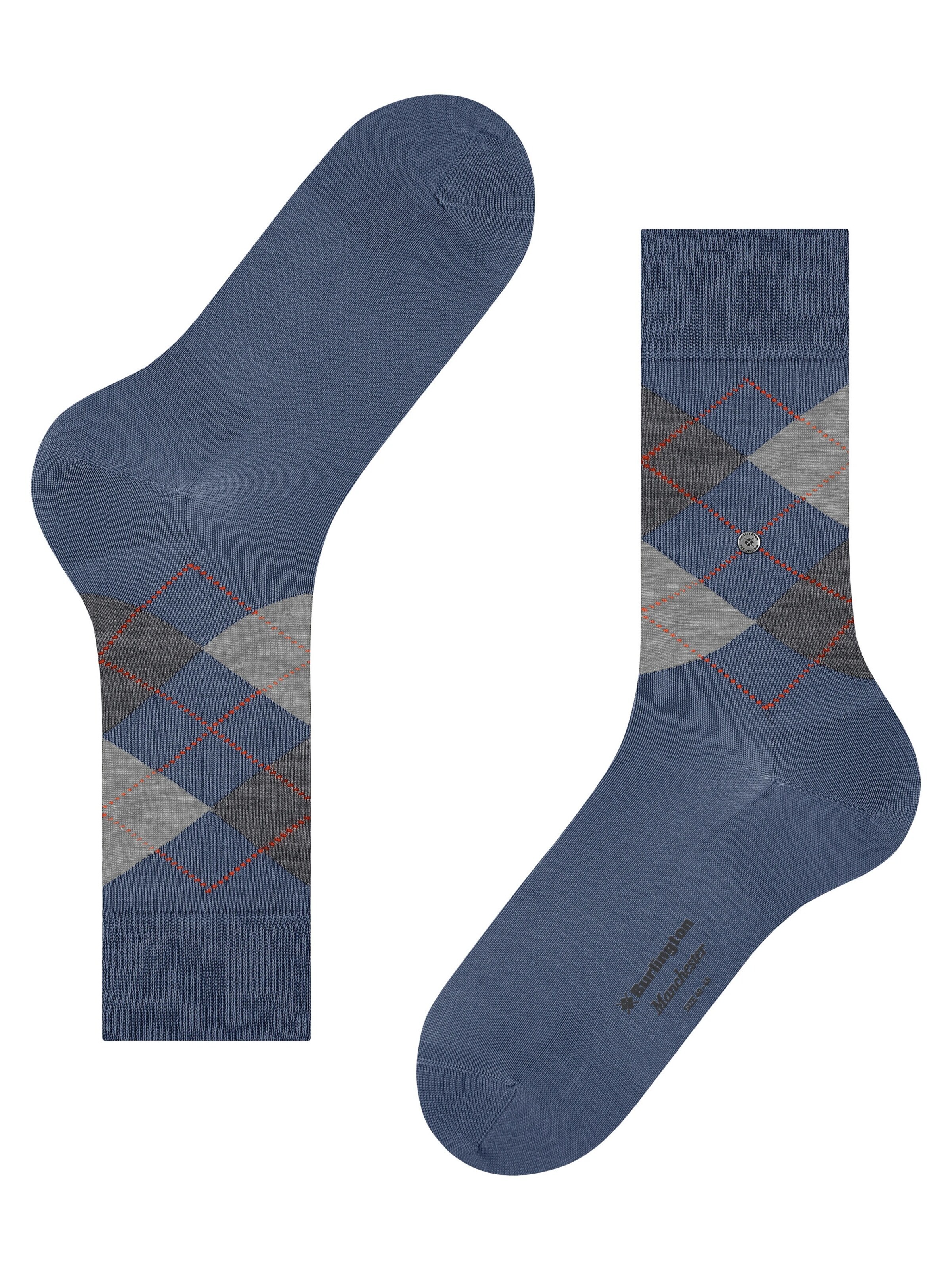 BURLINGTON Socks 'Manchester' in Blue