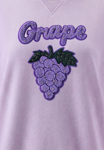 MYMO - Sweatshirt em roxo
