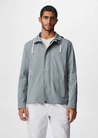 MANGO MAN Between-Season Jacket 'Uri' in Grey: front