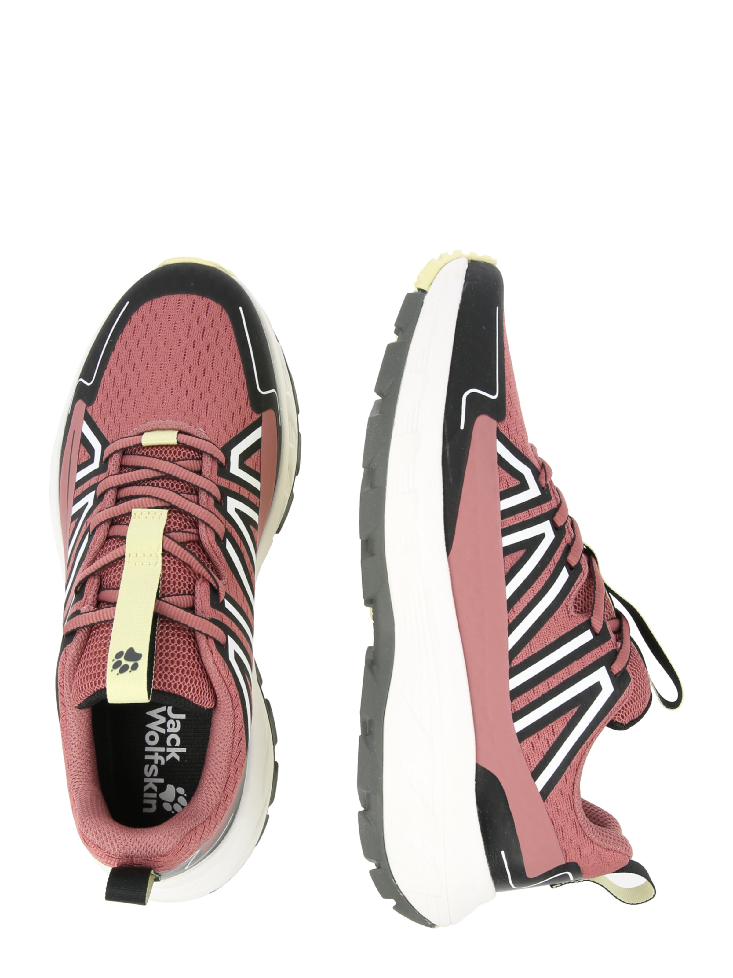 JACK WOLFSKIN Polobotky 'WILD HIKE' – červená