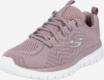 SKECHERS Matalavartiset tennarit 'Graceful Get Connected' värissä lila: edessä