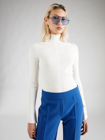 BOSS Sweater 'Frescia' in White: front