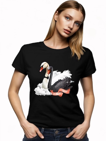 SANDBURGRITTER Shirt '2 LOYAL' in Black