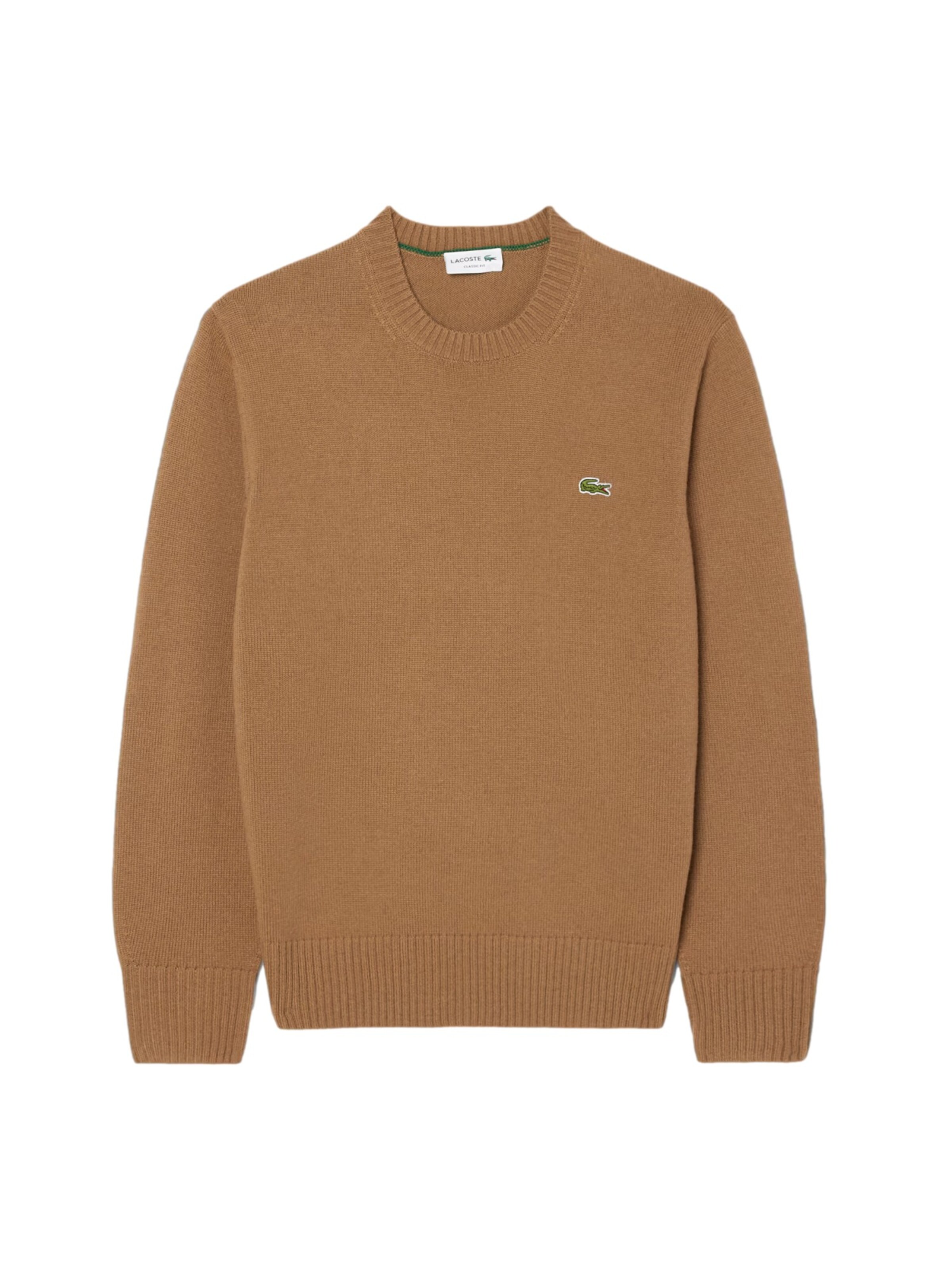 Pullover di LACOSTE in marrone: frontale