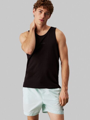 Calvin Klein Swimwear Shirt in Zwart: voorkant