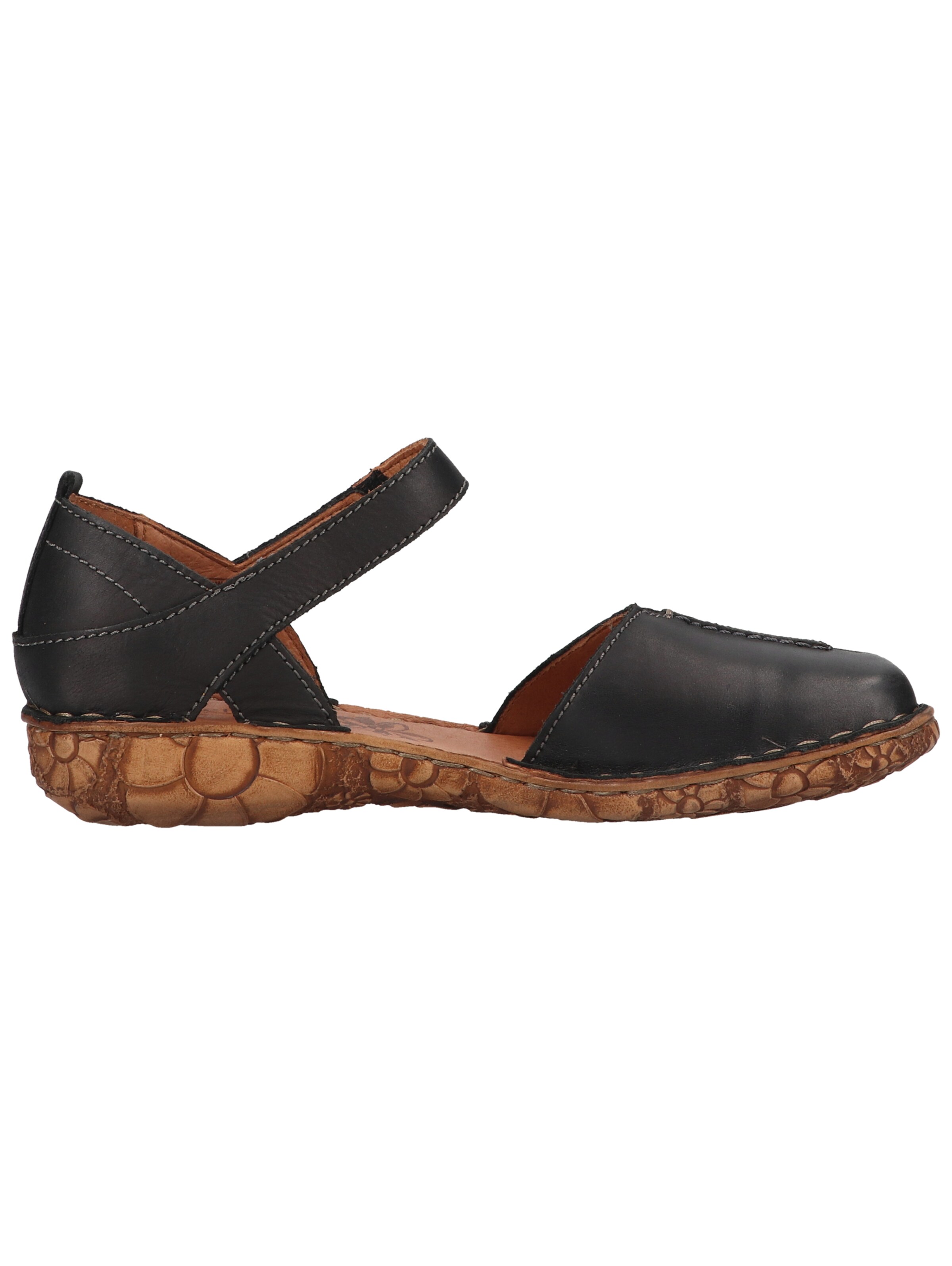 JOSEF SEIBEL Ballerina met riempjes 'Rosalie' in Zwart