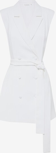 Tussah Jurk 'BRANDI' in de kleur Wit, Productweergave