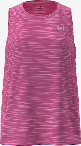 UNDER ARMOUR Sporttop 'Twist' in Roze: voorkant