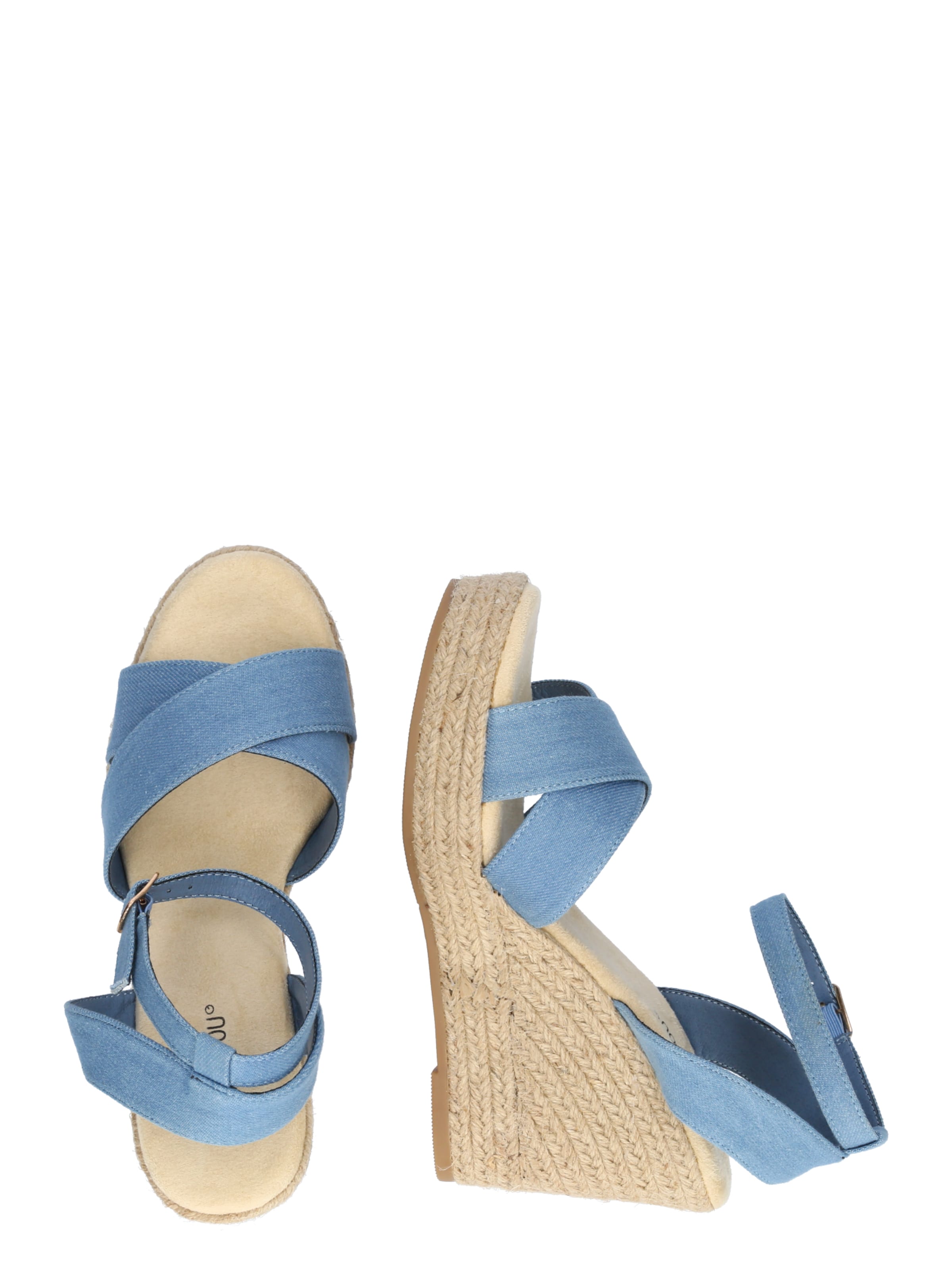 ABOUT YOU - Zapatos con plataforma 'Juliana' en azul