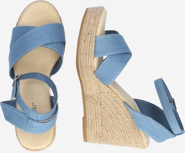 ABOUT YOU - Zapatos con plataforma 'Juliana' en azul