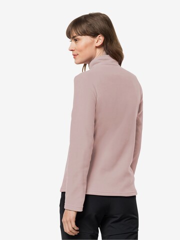 JACK WOLFSKIN Athletic Sweater 'TAUNUS' in Pink