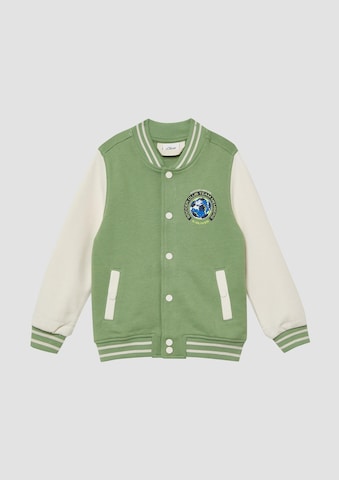 Veste de survêtement s.Oliver en vert