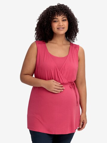 SHEEGO Top in Pink: front