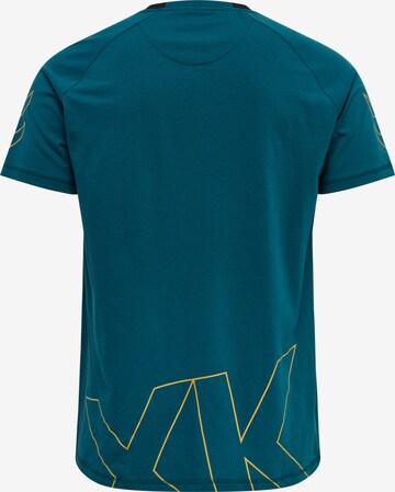 T-Shirt fonctionnel Hummel en bleu