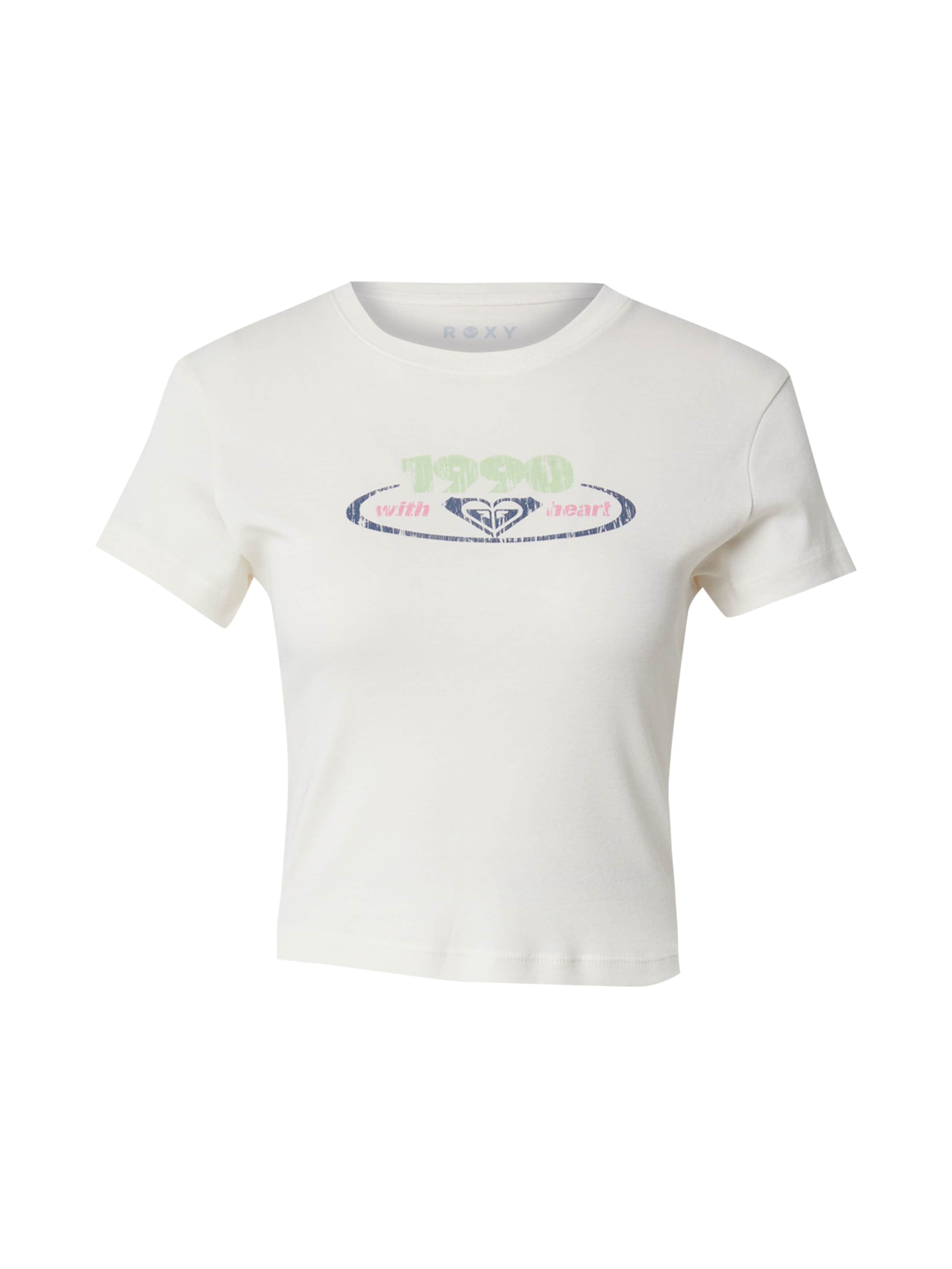 ROXY Tričko 'BEACH LOVE' – bílá: přední strana