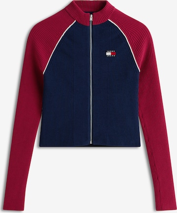 Tommy Jeans Πλεκτή ζακέτα σε μπλε: μπροστά