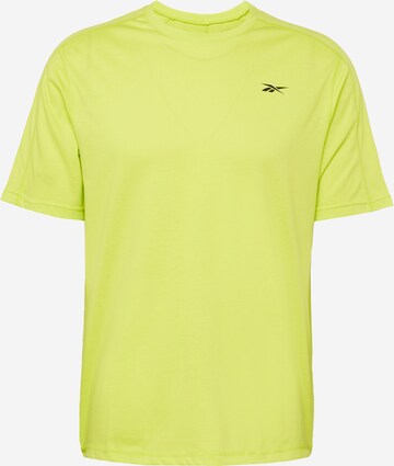 Reebok Funkční tričko – žlutá: přední strana