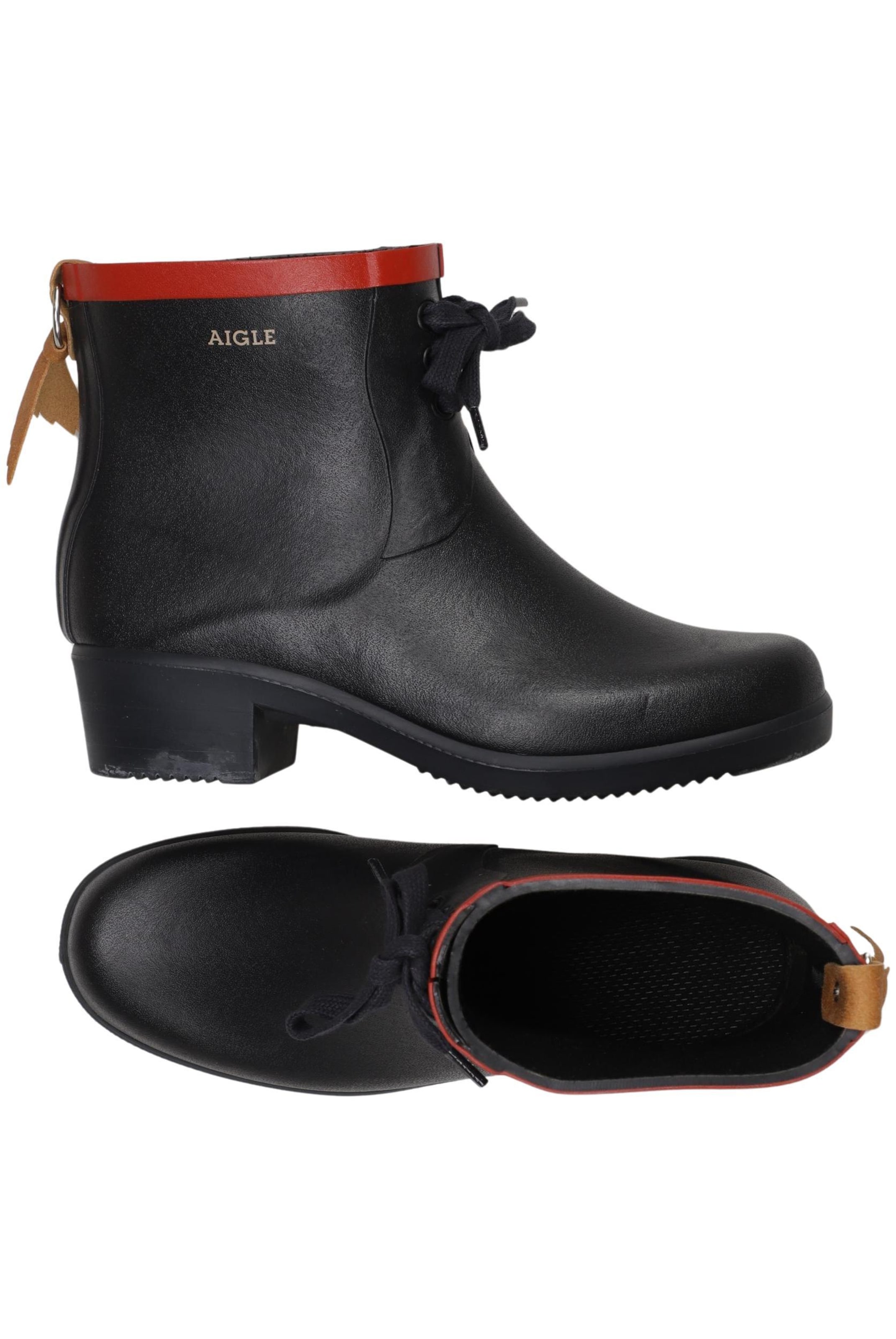 AIGLE Dress Boots in 38 in Black: front