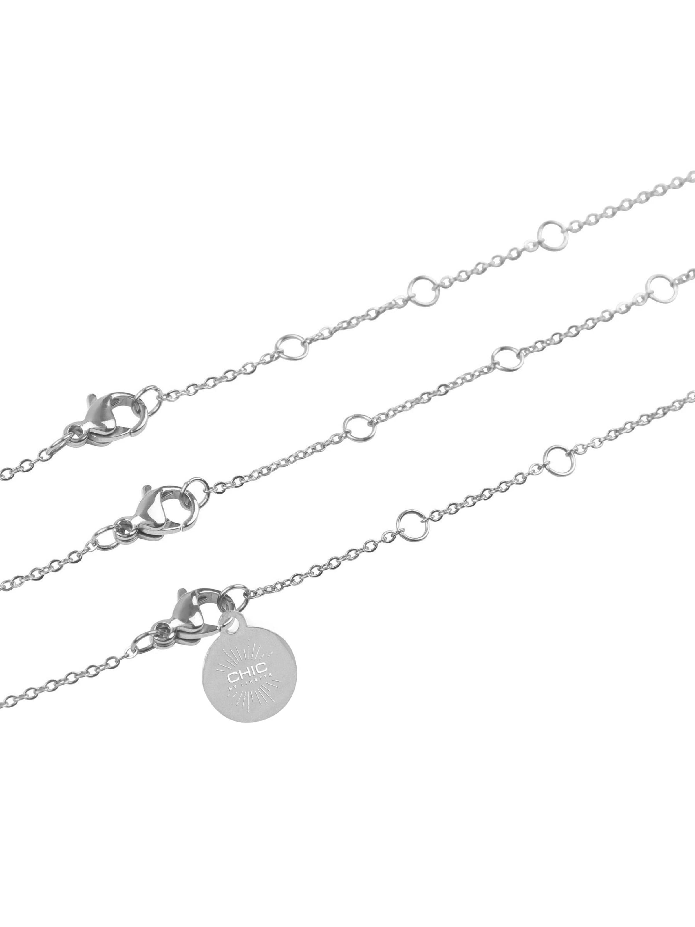 Chaîne 'Necklace Hammered' Chic by Lirette en argent