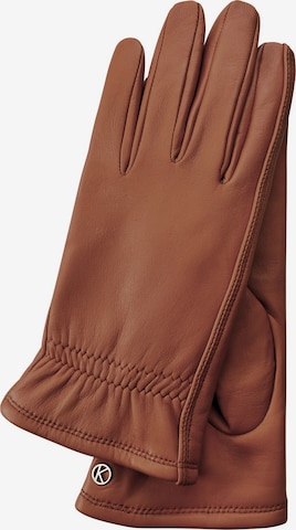 Gants 'Sadie' KESSLER en marron : devant
