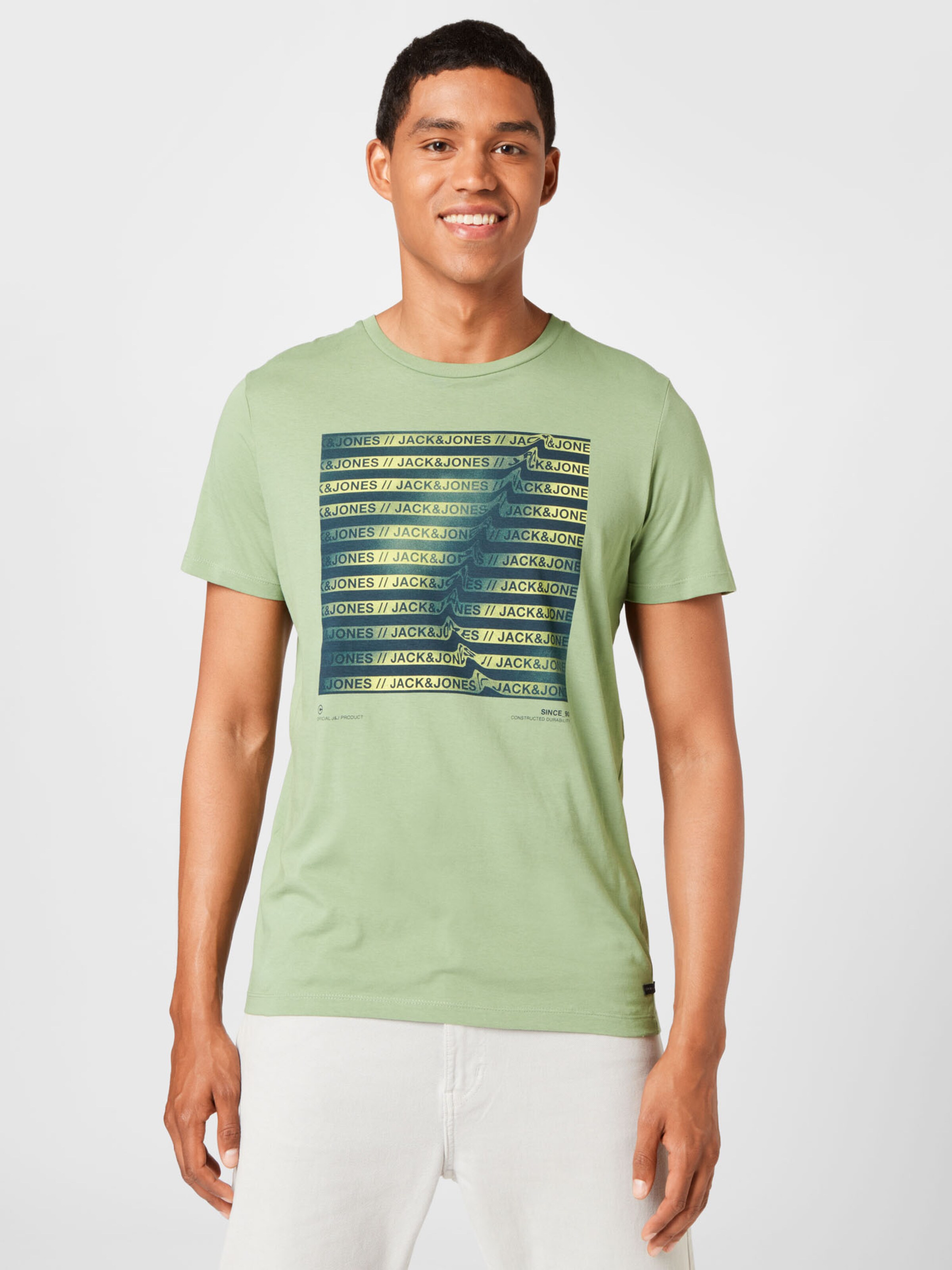 Männer Shirts JACK & JONES T-Shirt in Mint - FZ22681 Männer Shirts JACK & JONES T-Shirt in Mint - FZ22681