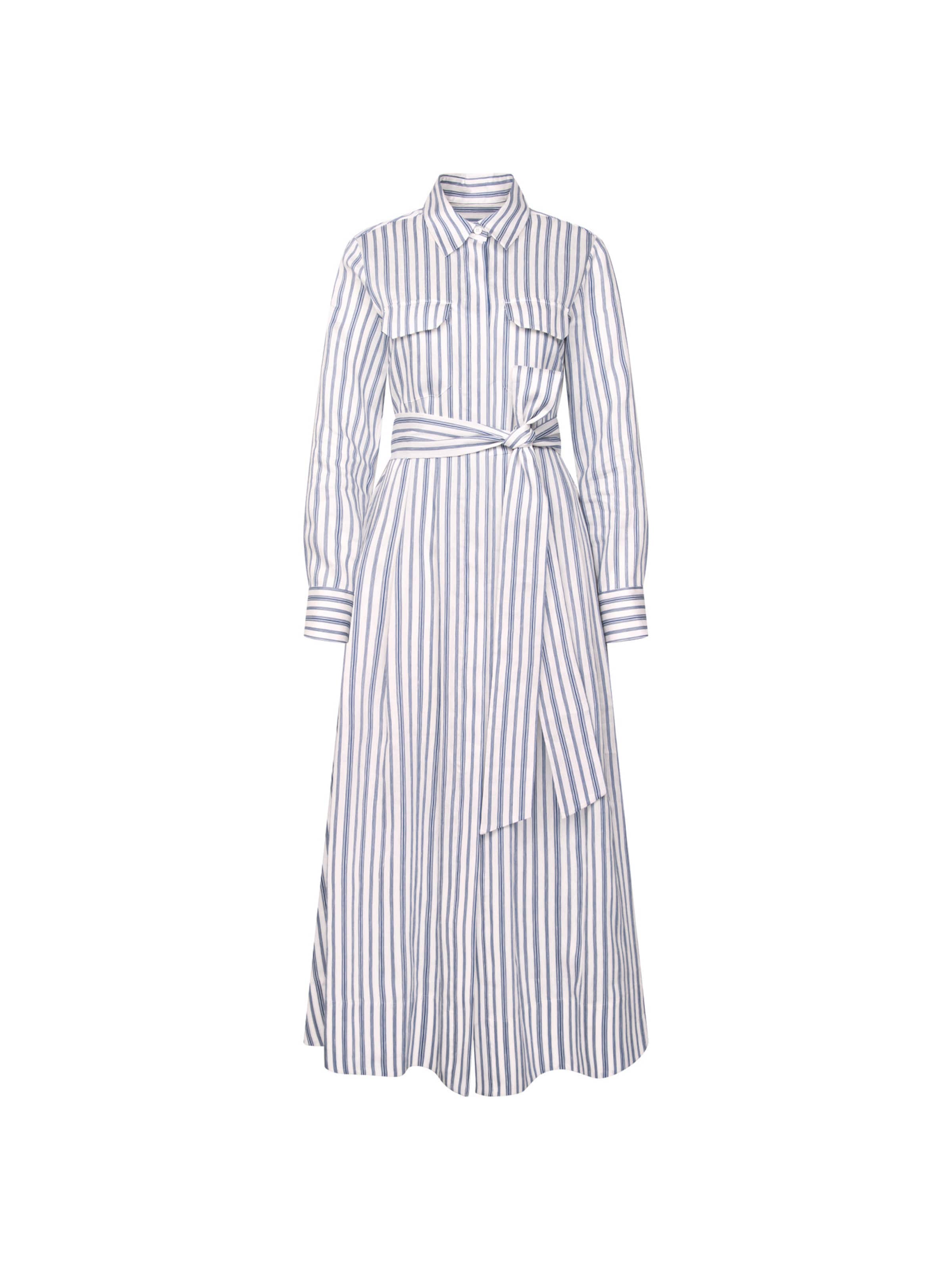 SEIDENSTICKER Blusenkleid 'January Drop 261' in Blau: Vorderseite