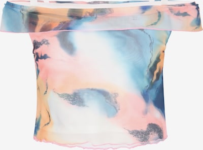 MYMO Top 'Young Fashion' in XS in hellblau / orange / rosa, Produktansicht