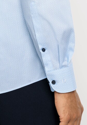 OLYMP Slim Fit Businesshemd in Blau