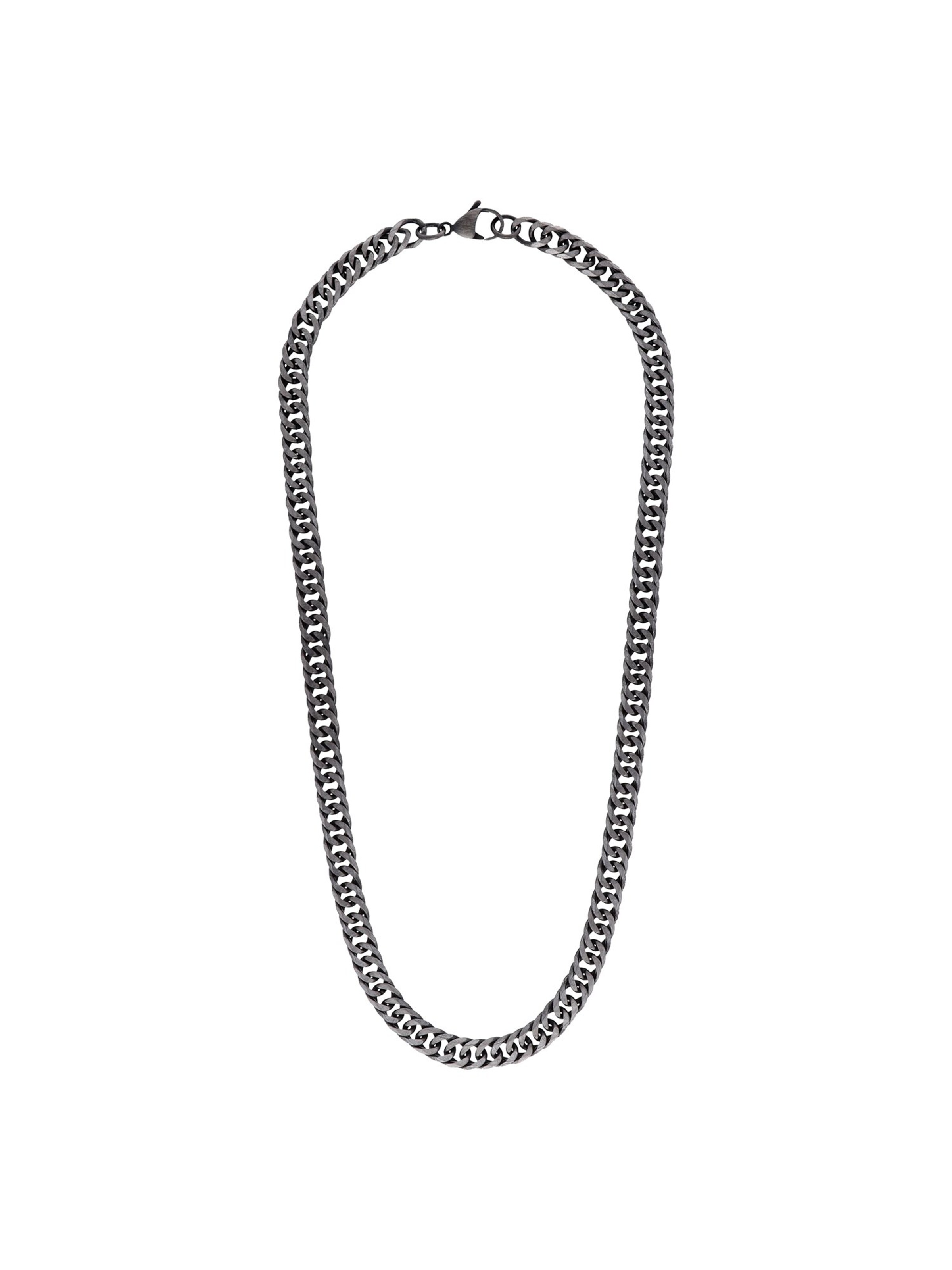 Lucardi Ketting 'Statement' in Zilver: voorkant